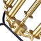 Cwi Lighting Tudor 5 Light Chandelier With Satin Gold & Black Finish 1223P16-5-602 - alternate 2